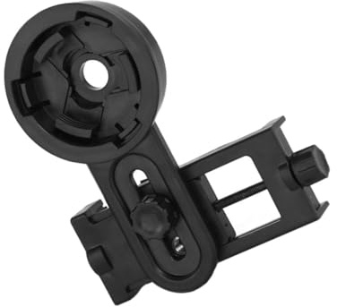 Balacoo Telescope for Smartphone Camera Mount Holder Phone Adapter Black, Rotatable Accessory for Binoculars and Monocular Spotting Scope Compatible with Mobile Phones