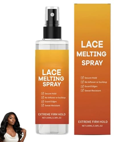 Spray de fijación extrema para pelucas sin pegamento, spray para pelucas con encaje, spray adhesivo de fijación extra para pelucas, fórmula hidratante, adhesivo invisible para (1 unidad)