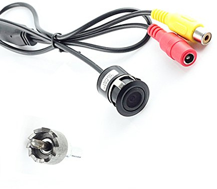 Cocar Auto Vorderansicht Kamera Vorwärts Nocken Schrauben Stoßdämpfer 18mm Einfassung Universal Passendes Nicht Spiegelbild Ohne Parkplatz Unterstützung Gitterlinien