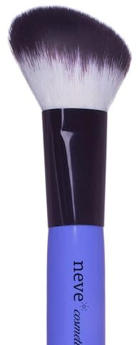 Neve Cosmetics pennello contouring morbido ed angolato per scolpire i volumi del viso | Blue Contour