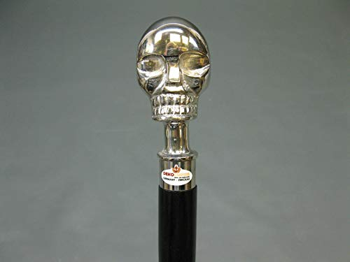 Gehstock Spazierstock Wanderstock Totenkopf Skull Gothic M155 95cm Walking Stick