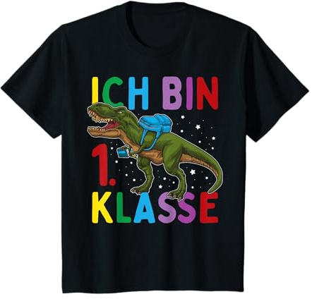Einschulung 2026 Dinosaurier Ich Bin 1. Klasse Lustiges T-Shirt