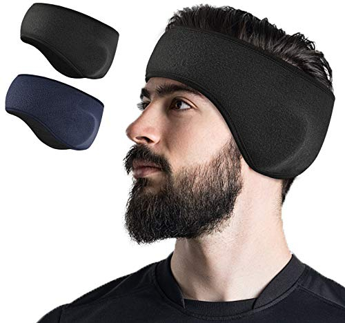 Telgoner Fascia per Gli Sport Invernali Unisex, Scaldini per le Orecchie Cerchietti Paraorecchie per Capelli Caldo Antivento Perfetto per la Corsa Escursionismo Bicicletta da Jogging