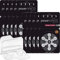 60x Für Power One Evolution Gr. 312 Hörgerätebatterien 1,45V (10x 6er Blister) + Aufbewahrungsbox für 2 Hörgerätebatterien (60 Batterien, braun)