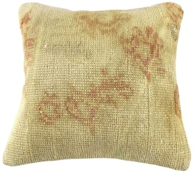 kelim kissen 40x40 cm handgefertigt kelim kissenbezug orientalische kissen kopfkissen viereckig dekorative bohemian kissenhülle dekokissen sofakissen zierkissen code A3175