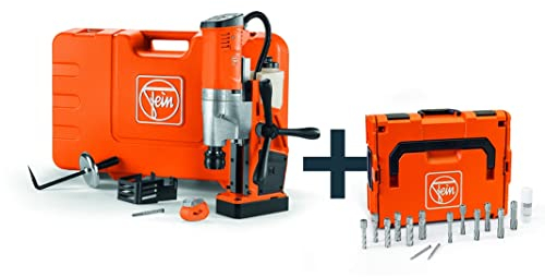 Fein KBU 35 QW Structural Steel-Set 3/4 in Weldon (Universal-Magnet-Kernbohrmaschinen/Bohrmaschine bis 35 mm mit Anwenderset) 72705463000