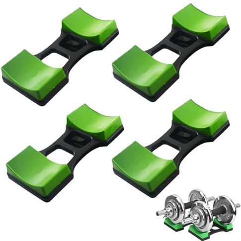 4 pezzi di protezione per il pavimento per il fitness, la palestra, il bilanciere del manubrio, il supporto per manubrio corto, il supporto per bilanciere viene utilizzato per posizionare i manubri