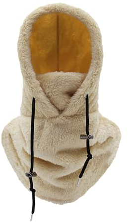 Warme Plüsch-Fahrradhaube Fleece Winddichte Skimaske Zum Radfahren Motorradmaske Schlupfmütze Damen Sturmhauben Für Frauen Sturmhaube Snowboard Damen