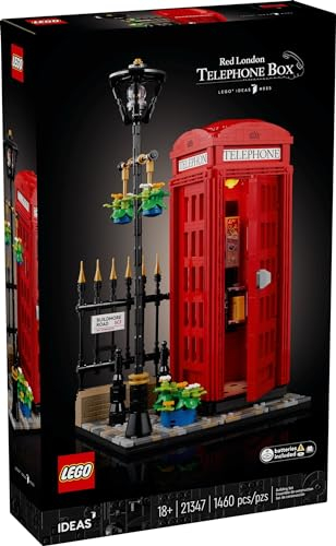 LEGO Ideas 21347 Cabine Téléphonique Londonienne Décoration Maison pour les Anglophiles