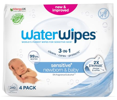 Lingettes bébé WaterWipes BIO 240 unités
