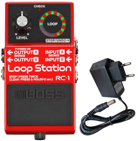 Boss RC-1 Loop Station Looper-Pedal + keepdrum Netzteil 9V