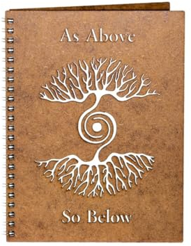 Terminkalender A5 personalisiert DIN Lemn - Pomul Verbot As above, so below!