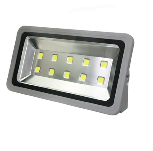 Projecteur LED Extérieur,500W/600W Lumière de sécurité extérieure super lumineuse avec large angle d'éclairage, lumière de sécurité étanche IP66 blanc chaud 3000 K for cour, garage, entrepôt, parking,