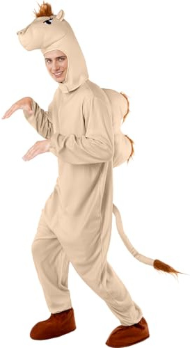 Funidelia | Disfraz de camello para hombre y mujer Animales - Disfraz para adultos y divertidos accesorios para Fiestas, Carnaval y Halloween - Talla S - M - Marrón