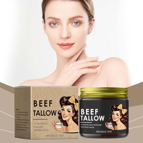 Balsam aus Rindertalg und Manuka-Honig, 4oz - Zitrusfrüchte - Körpercremes - Grasgefütterte Bio-Gesichtscreme, Feuchtigkeitscreme, Körperlotion, Hautpflege und Lippenbalsam