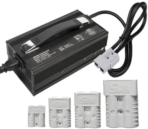 HYDTGZ Chargeur de Batterie de Chariot Élévateur 36 V 25 A avec Prise Anderson 50/120/175/350 A pour Chariot Élévateur Électrique, Transpalette, Voiturette de Golf, Autolaveuse de Sol,120a