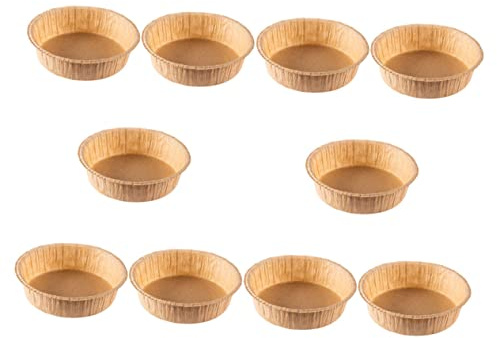 LIGIGWASH 10pezzi Stampo Per Torta Carta Antiaderente Teglie Rotonde Usa e Getta Per Forno e Friggitrice Ad Aria Per Torte e Dolci Basso