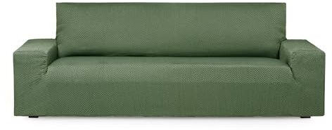 Eysa Luz Funda de sofá elástica 3 plazas de 160-190cm (Medida de Respaldo), Color Verde