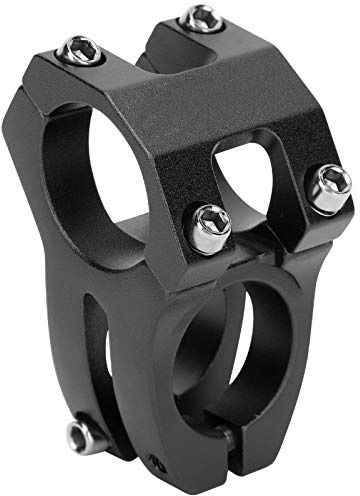 HERCHR 31,8 x 35 mm / 1,3 x 1,4 po Potence VTT Cintre Court léger pour vélo Potence Creuse en Alliage d'aluminium pour Guidon de 31,8 mm/1,3 Pouce