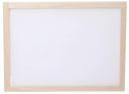 Marco de serigrafía de 12 x 16 pulgadas, construcción de madera resistente, malla 160, incluye espátula para proyectos de papel y tela