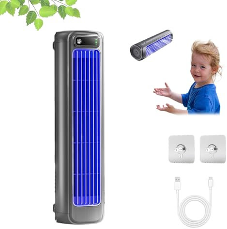 Solymall y Migilife ace, enfriador y aire acondicionado portátil, refrigeración en verano (Gris)