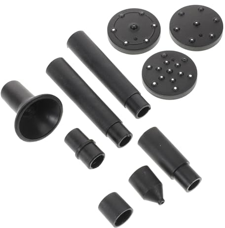 BESPORTBLE 10Pcs Solar Fountain Accessories Water Pump Parts with Nozzle Heads and Extension Tubes for Outdoor Garden Ponds Waterfalls and Bird Bath Solar-Powered Water Feature Replacement