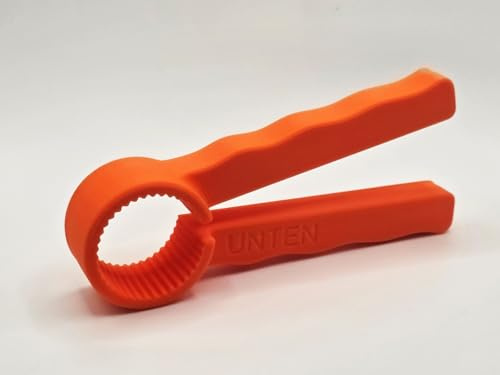 PET Flaschenöffner | Flaschenöffnerhilfe | Drehhilfe | Aufschraubhilfe Senioren (Orange)