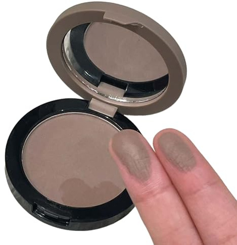 Paleta de polvos para contornear, polvo prensado para esculpir frío, sombra de nariz, bronceador mate con aplicación, herramienta de maquillaje para contorno de detalles, accesorio | Sombra de nariz bronceadora mate para piel clara pálida, imprimación de sombra de ojos