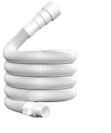 Drainage Hose, 8m/7m/6m/5m Water Pipe Extension for Washing Machine and AC Unit Leak-Proof with Clamp Included for Home Garden Use(8m)