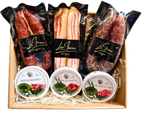Lux Ibérico Lote Platon - Patés Extremeños, Panceta y Embutido
