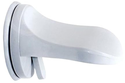 Dusch Fussbank Wandhocker Mit Saugnapf Aus PVC-Material | Platzsparende Fussstuetze Fuer Bad Dusche Und Wohnung
