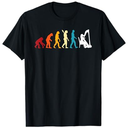 Superbe harpe cadeau évolution T-Shirt