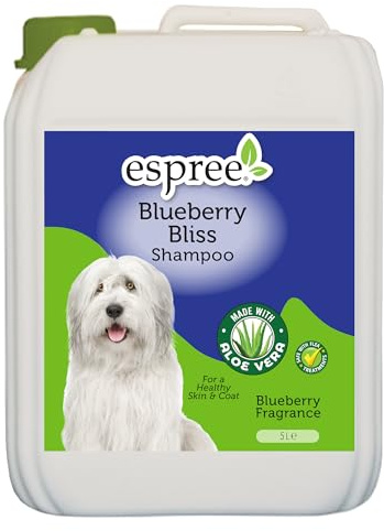 Espree Blåbär Bliss Schampo för hundar, reparerar och vitaliserar pälsen 5000ml