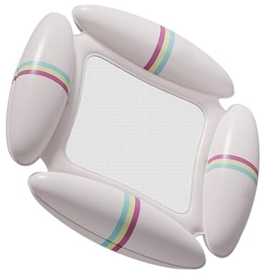 Flytande loungestol,PVC Uppblåsbar PVC-sits | Ergonomisk nackstöd vattenliggare för vuxna,för sommar, sjö, semester, party och solning