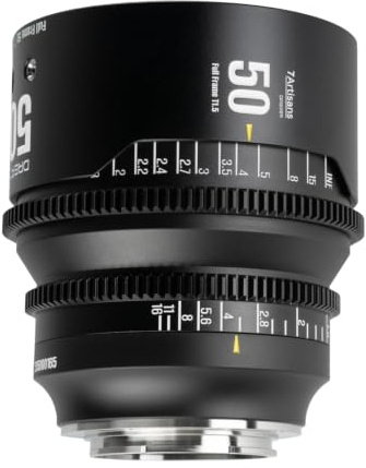 7artisans drömserie Cine-linser 50 mm T1.5 – fullformat bioobjektiv för e-Mounts (fyra bajonettty-passformar)