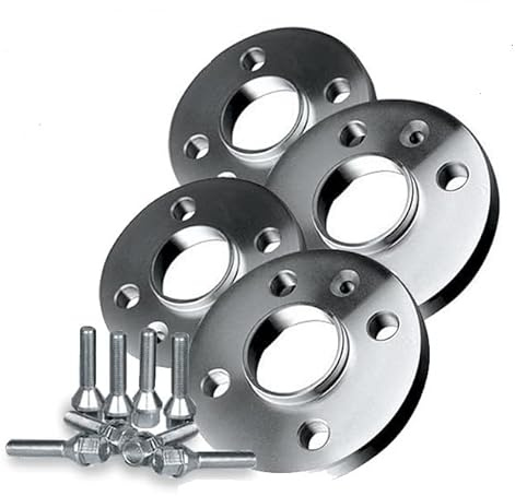 KOSKO Kit 4 DISTANZIALI Ruote 16+20 MM. COMPATIBILI con Audi A4 (B9) dal 2015 in Poi con BULLONI in Acciaio