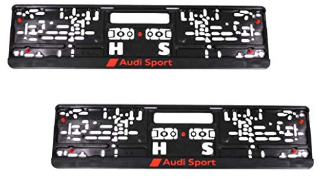 Audi Sport - Set di 2 portatarga