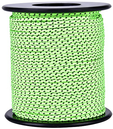Zelt Seil, 50 mt Outdoor Camping Zelt Markise Reflektierende Zelt Reflektierende Schnur Seil Guy Linie Schnur Paracord, Leuchtet im Dunkeln Allzweckseil
