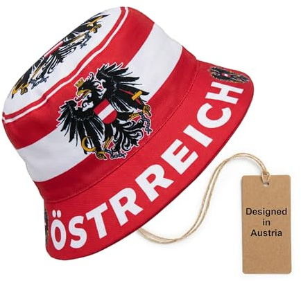 Generisch Österreich Sonnenhut, Fischerhut, Anglerhut, Fan-Hut