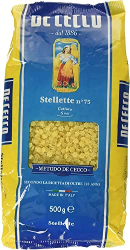 5 x De Cecco Pasta 100% Italiano Paleta n° 75 Pasta Corta 500g