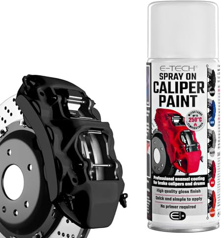 E-TECH Spray-On Brake Caliper Paint - Heat rated to 250°C (black)