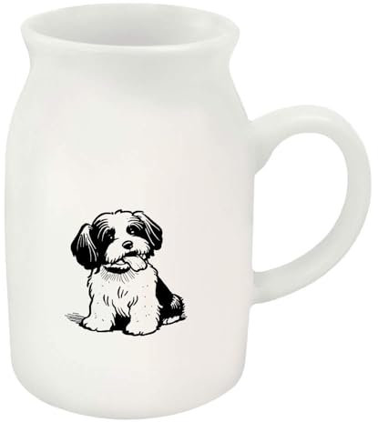 Azeeda 300ml 'Havanese Dog' Ceramic Milk Jug (MJ00015265)