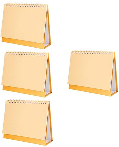 TEHAUX 4sätze Stehender Tischkalender Für Handgezeichnete Dekorative Kalender Mit Leeren Seiten Für Kreative Gestaltung Und Persönliche Notizen Stabiler Kalenderhalter