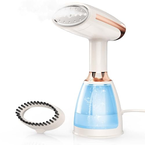 Defroisseur Vapeur Vertical, Fer à Repasser Vertical Portable, 1500W 280ML, Réchauffage Rapide, Défroisseur à Main Vapeur à Vêtements, Convient à Tous les Tissuspour, idéal pour la maison et levoyage