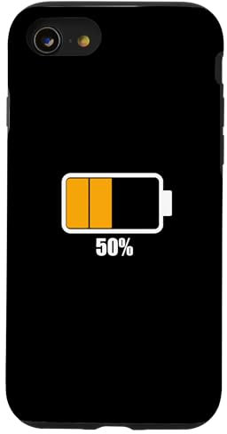 iPhone SE (2020) / 7 / 8 Battery half [50% remaining] Battery Dead tshirt battery low Case