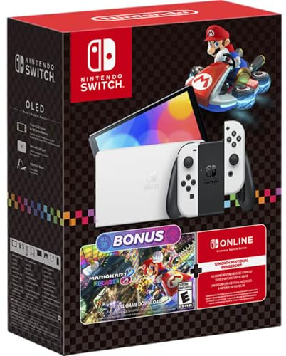 Nintendo Switch™ - Modèle OLED Mario Kart™ 8 Deluxe Bundle