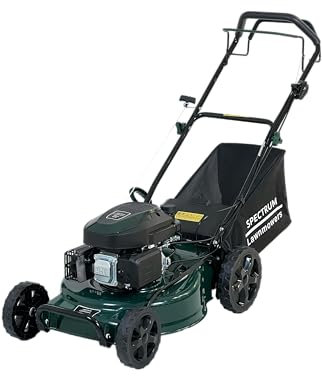 Spectrum TG51PD Self-Propelled Petrol Lawnmower, 51cm Cutting Width, 139cc Engine, 60L Collection Bag