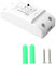 Smart WiFi Light Switch 10A 2200W Universal DIY Module for Smart Home Works with Alex Google Home Compatible with EweLink IFTTT No Hub Required Remote Control with App, Voice for Lights Fans Heaters