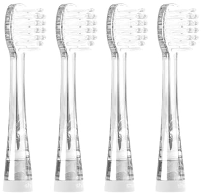 4 Piezas Cabezales Pequeños, SG-513 Niños Cepillo de Dientes Eléctrico Cabezales de Repuesto Flexibles para Bebés Compatible con YUNHI K3