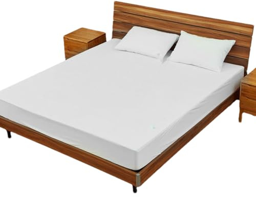 Protector de colchón impermeable – Funda protectora de colchón | silenciosa cama doble cama protectora para familias embarazadas, antialérgicas, transpirable, suave, cuidado, comodidad, larga duración